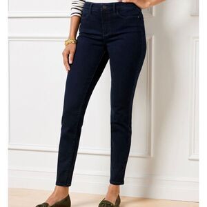 Talbots flawless five pocket dark wash skinny jeans 2p